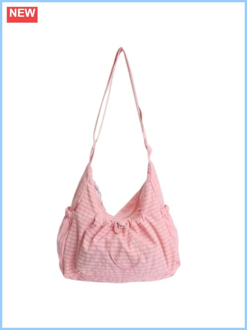 Nylon Crossbody Hobo Bag Slouchy Messenger Purse Everyday Tote